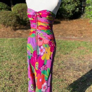 David Meister Funky Midi Dress Sz 4